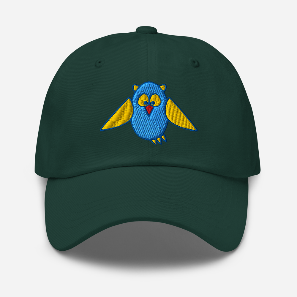 Baseballcap mit gesticktem Eulenlogo
